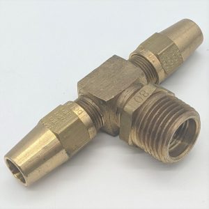 LONG NUT TEE BRANCH 3/8 X 1/2