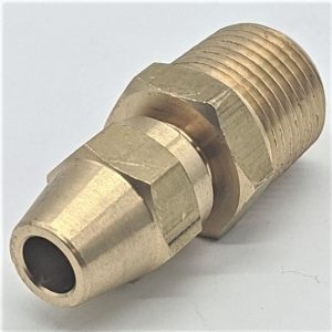 LONG NUT CONNECTOR 1/4 X 3/8 M