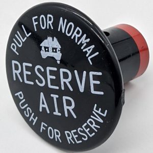 BUTTON ROUND BLACK - RESERVE AIR