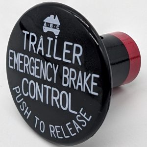 BUTTON ROUND BLACK - TRAILER EMERGENCY