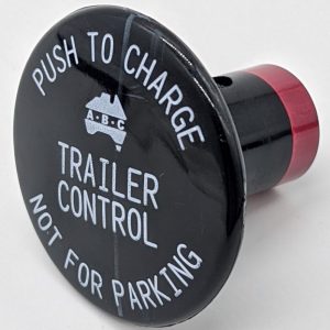 BUTTON ROUND BLACK - TRAILER CONTROL