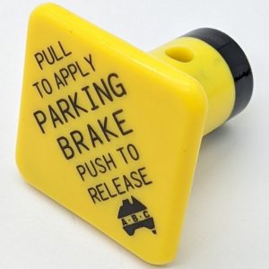 BUTTON DIAMOND YELLOW - PARKING BRAKE