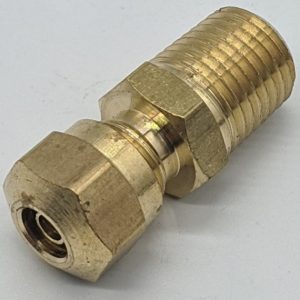 SHORT NUT CONNECTOR 1/4 X 1/4 M