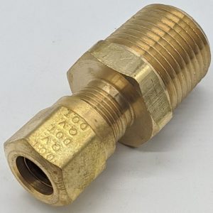 SHORT NUT CONNECTOR 3/8 X 1/2 M