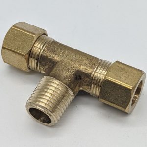 SHORT NUT BRANCH TEE 3/8 X 3/8 X 1/4 M