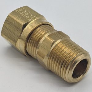 SHORT NUT CONNECTOR 1/2 X 3/8 M