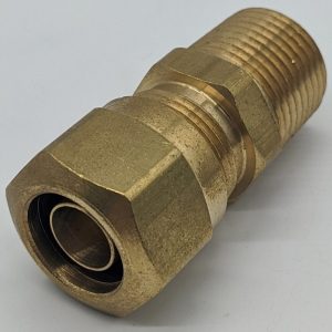 SHORT NUT CONNECTOR 5/8 X 1/2 M