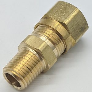 SHORT NUT CONNECTOR 1/2 X 1/4 M