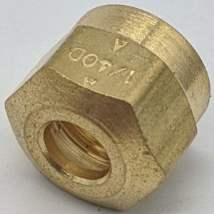 TUBE SHORT NUT 1/4