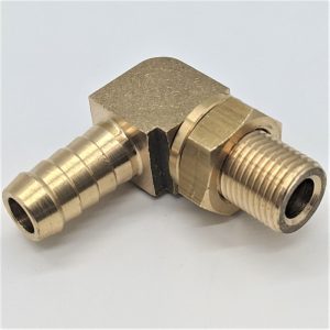 HOSE BARB ELBOW 1/2 X M16 M