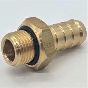 HOSE BARB 1/2 X M16 WITH O-RING