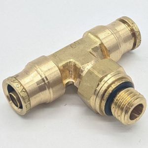 PTC TEE BRANCH 3/8 X M12 M